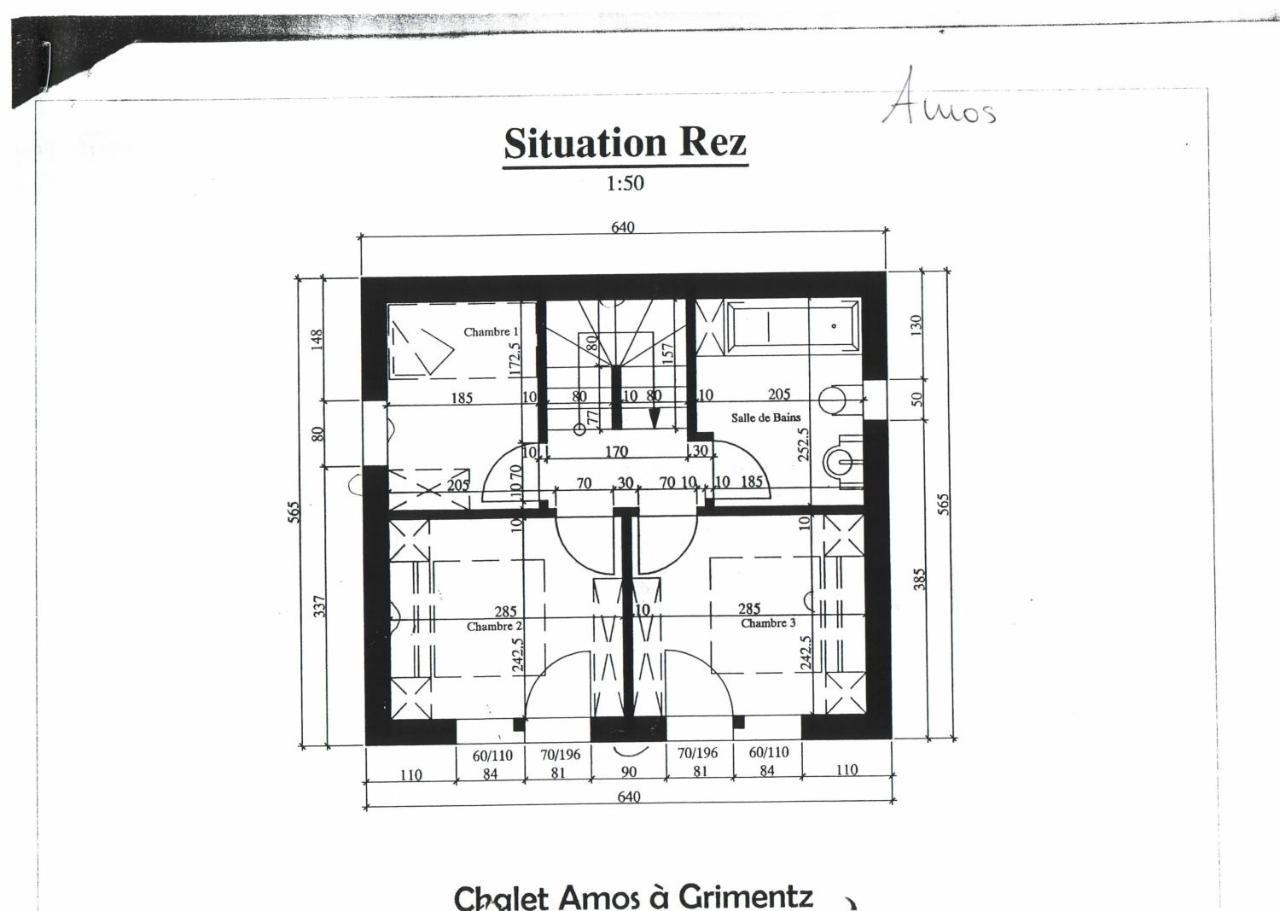 Chalet Amos Villa Grimentz Eksteriør bilde